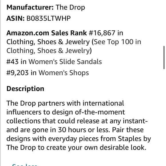 The Drop-Monika Flat H-Band Slide Sandal - Picture 13 of 13